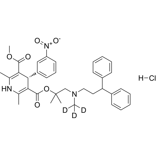 「同位素標記抑制劑」(S)-Lercanidipine-d3 hydrochloride